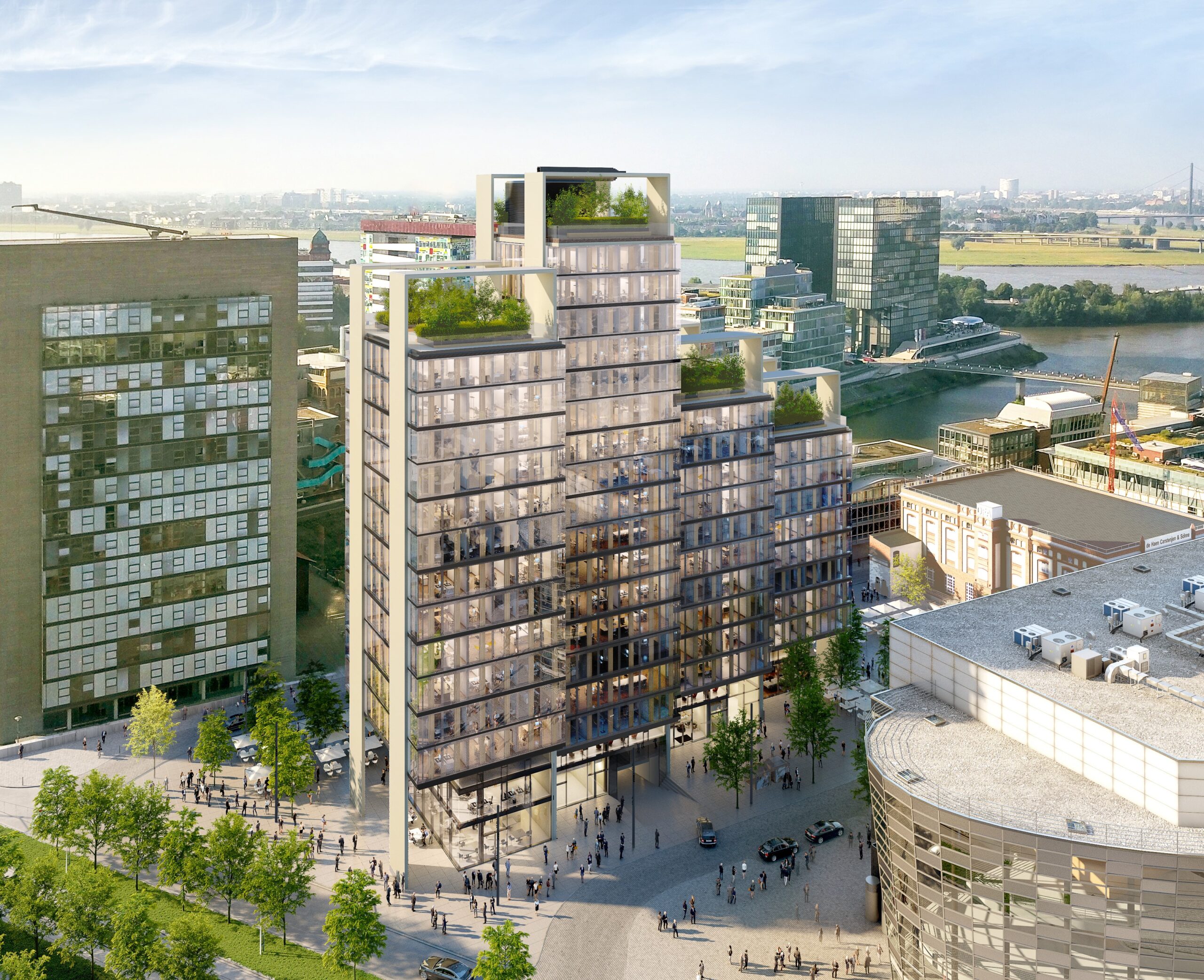 Baustellenbesichtigung – UNIQ TOWERS